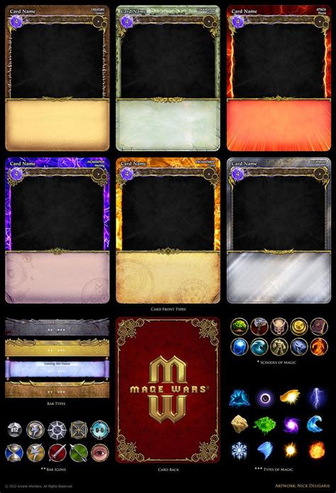 Pin Auf Trading Card Templates