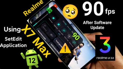 Realme X7 Max Bgmi 90fps Test After Realme Ui 3 0 And Android 12 Update