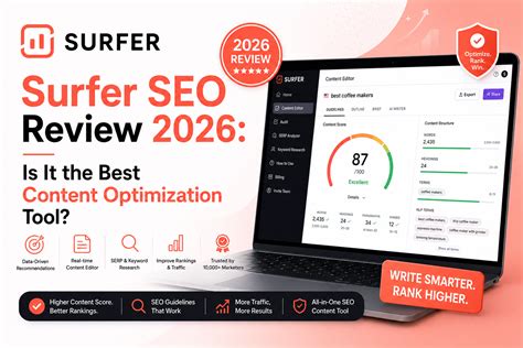 surfer seo review      content optimization tool