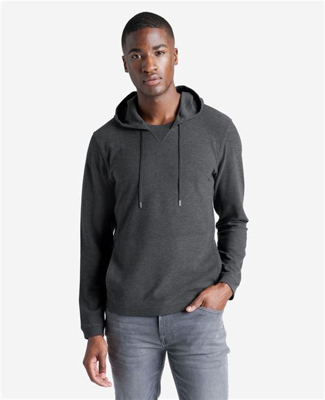 Pullover Knit Hoodie Sweater Kenneth Cole