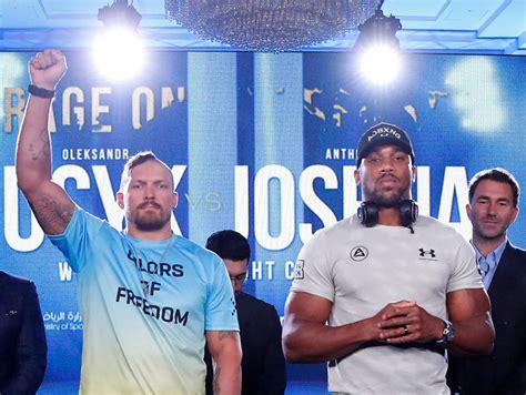 Joshua Vs Usyk Press Conference LIVE: Latest Updates As Heavyweights Face Off Ahead Of Rematch ...