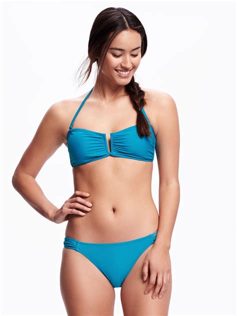 Halter Bandeau Bikini Top Old Navy