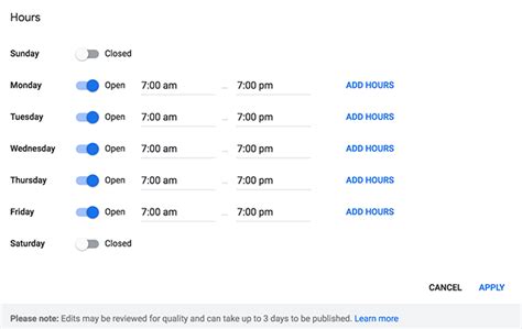 google asks  photo  scan  business hours