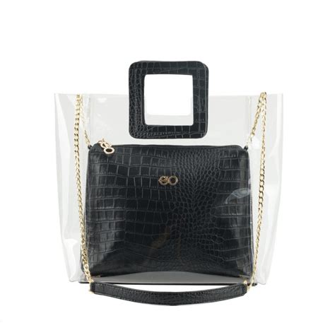 Black Satchel Bag For Women E2o Fashion