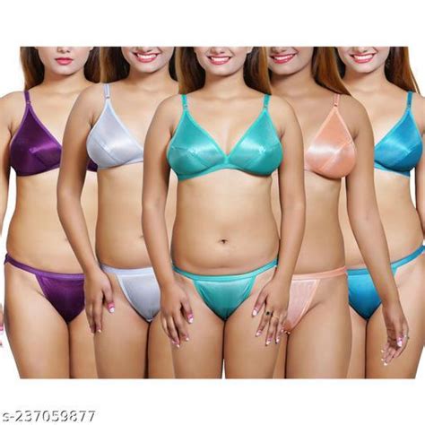 Satin Lingerie Set Of Women S Pack Of
