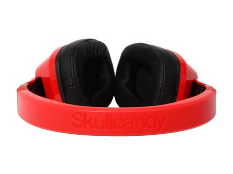 Skullcandy Red Black S6scfy 059 Crusher With Mic Premium Wired Headphone