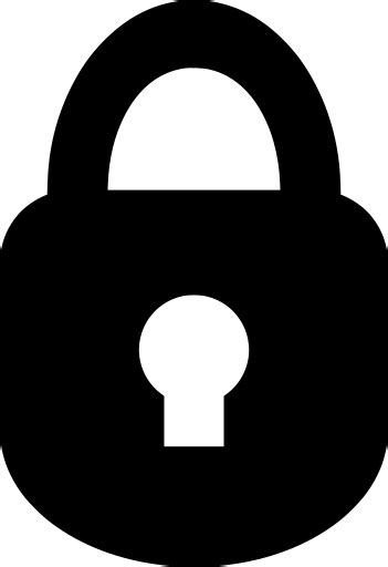 svg lock security padlock  svg image icon svg silh