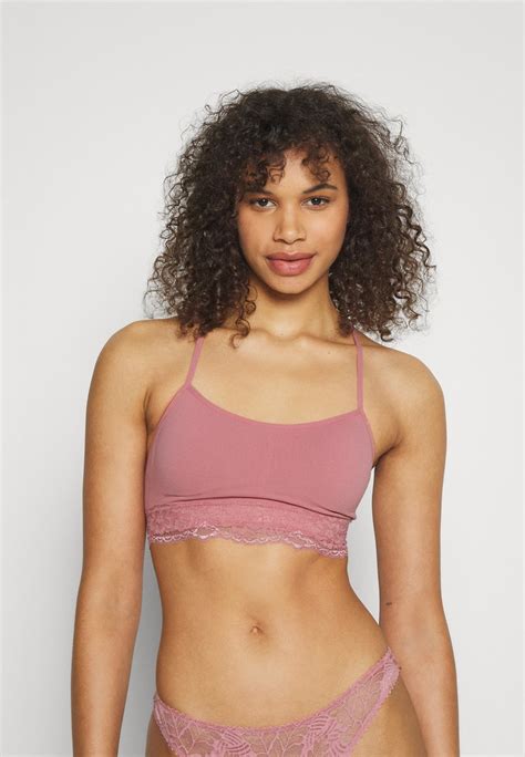 Hunkemöller Marine Seamless Bralette Brassière Pink Rose Zalando Fr