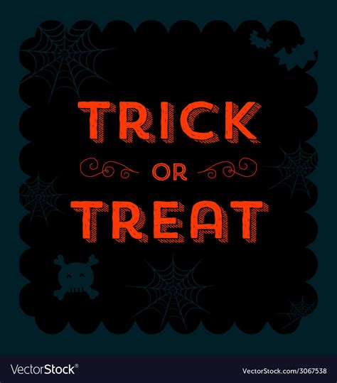 Trick Or Treat Royalty Free Vector Image Vectorstock