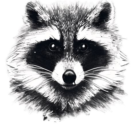 Highly Detailed Hyper Realistic Pencil Sketch of a Raccoon Looking ...