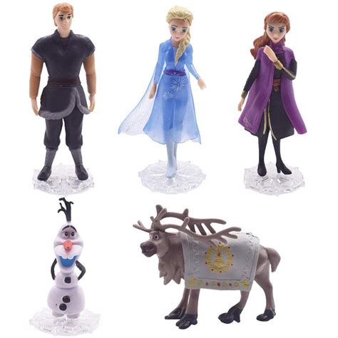 Set Da Modellini Cake Topper Personaggi Frozen Disney