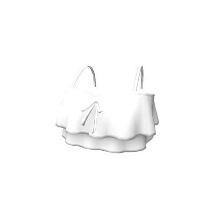 Chibi Doll Bikini Top White Roblox