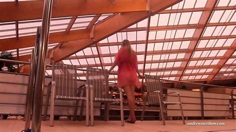 Firm Big Tits And Red Dress Underwater On Duna Bultihalo Pussy Juicy