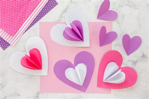 Easy 3d Heart Craft Made To Be A Momma