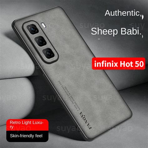 Para Infinix Hot Pro Plus I I Capa De Telefone Luxuosa Couro Fosco Simples