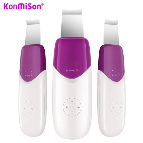 Ultrasonic Facial Scrubber Skin Scrubber Ultrasound Facial Pore Cleaner ...