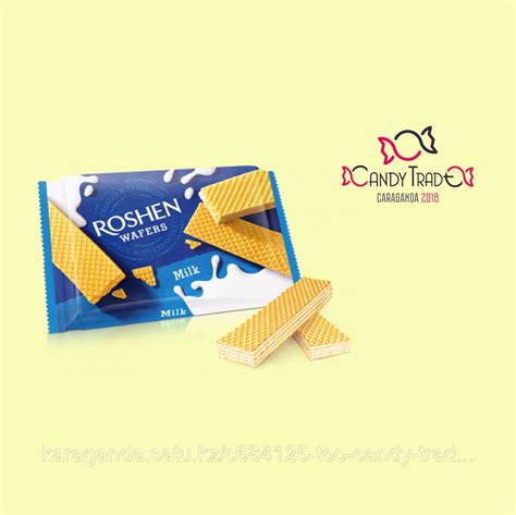 ВАФЛИ ROSHEN WAFERS MILK (id 107193580)
