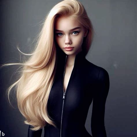 Alexandria Romanoff Rodgers In Beautiful Blonde Hair Clothes