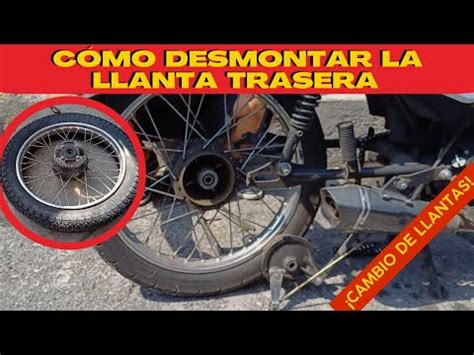 CÓMO DESMONTAR RUEDA TRASERA VENTO XPRESS 150 CAMBIO DE LLANTAS