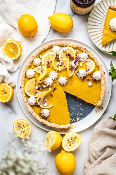 Easy Vegan Lemon Tart Recipe Gluten Free Healthy The Banana Diaries