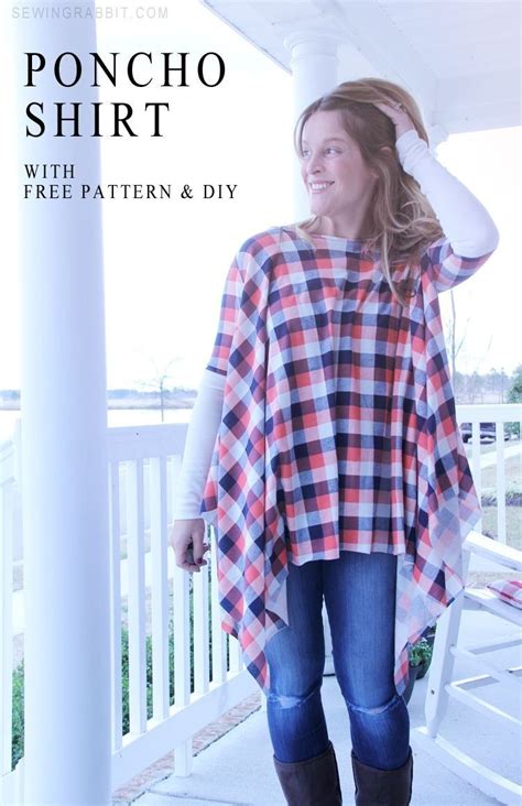 25 Beautiful Image Of Poncho Patterns To Sew Выкройка пончо Модели