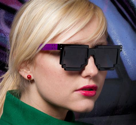 French Designer Pixel Glasses | Sprite Stitch
