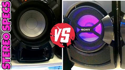 Sony Shake X30D vs Panasonic AKX520 High Power Bass Audio Systems ...