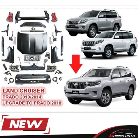 Kit Carrosserie Toyota Land Cruiser Prado 2010 2017 Upgrade 2019