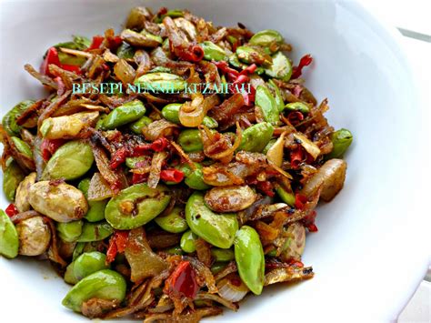 Resepi Nennie Khuzaifah Sambal Petai Ikan Bilis