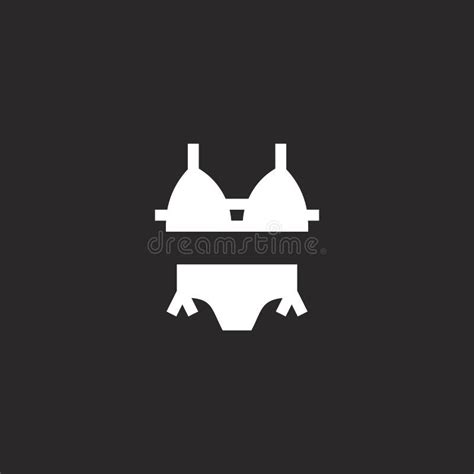 Bikini Icon Filled Bikini Icon For Website Design And Mobile App