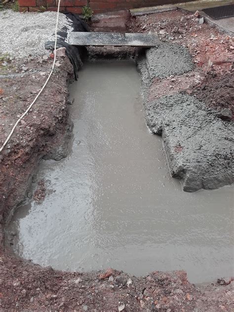 Groundwork - Footings at Longsdon, Staffordshire