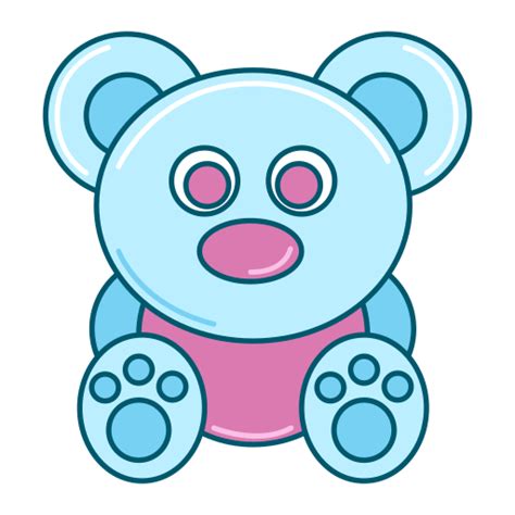 Teddy Bear Generic Color Lineal Color Icon