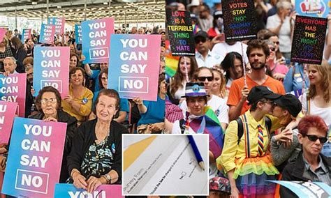 Three In Four Have Voted In Gay Marriage Postal Survey Daily Mail Online