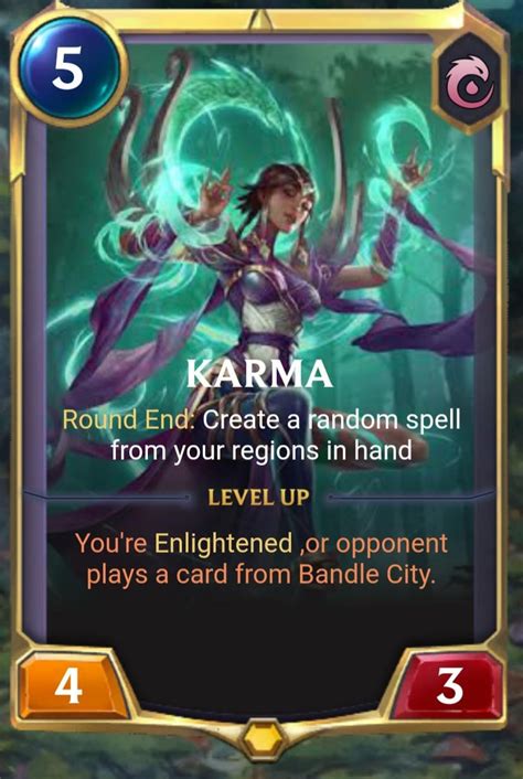 karma level    spells  support pls  minimorph rcustomlor