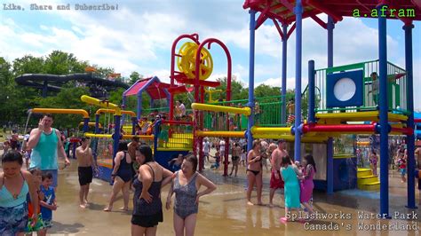 [4k] Tour Of Splashworks Water Park At Canadas Wonderland Youtube