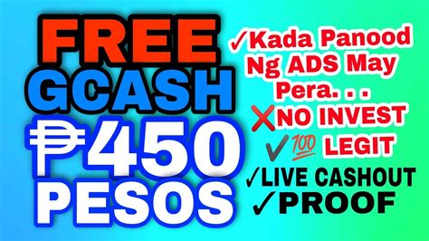 KUMITA AKO NG FREE 450 PESOS GCASH LIVE WITHDRAW PROOF KADA PANOOD