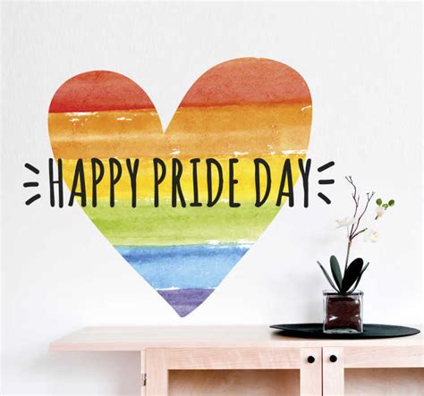 Vinilo Bandera Orgullo Gay Happy Pride Day Tenvinilo