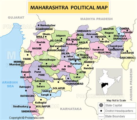 maharashtra map map  maharashtra state  india printable