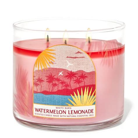 WATERMELON LEMONADE Świeca zapachowa 3 knotowa Bath Body Works Chocobath