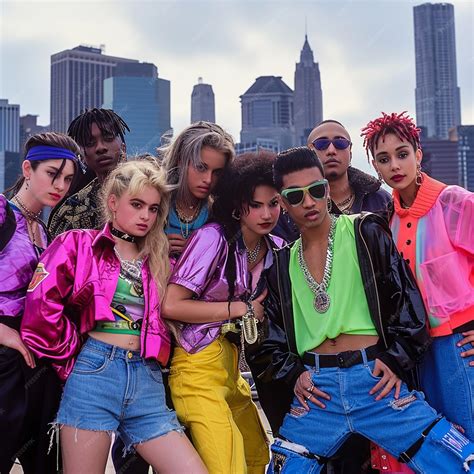 Premium Photo | Y2K Fashionistas in the City