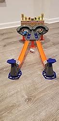 Amazon Hot Wheels Toy Car Track Set Super Speed Blastway Playset Dual Track Racing For