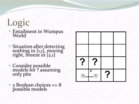 Artificial intelligence- Logic Agents | PPTX