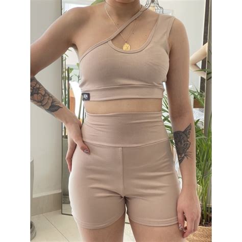 Conjunto Maromba Nude PP Shopee Brasil