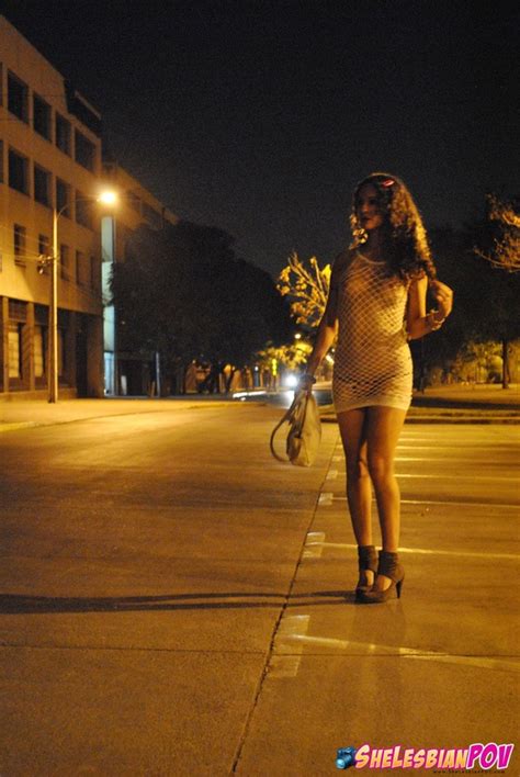 Brunette Does Sexy Walk In Public And Revea XXX Dessert Picture 3