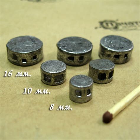 Свинцовые пломбы - Продажа свинцовых пломб d=8, 10, 16 мм.