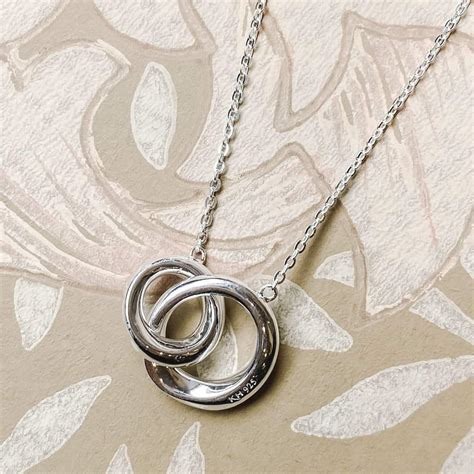 kit heath double bevel loop necklace silverado jewellery jewellery
