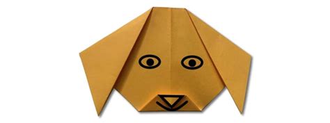 How to Make An Easy Origami Dog Face | The Daily Dabble