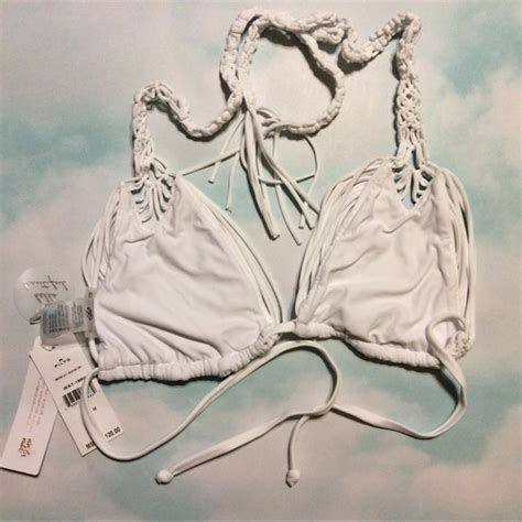 Pilyq Swim New Pilyq Isla Water Lily Macrame Halter Bikini M Poshmark