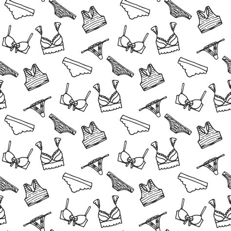 Lingerie Seamless Pattern 275137 Vector Art At Vecteezy
