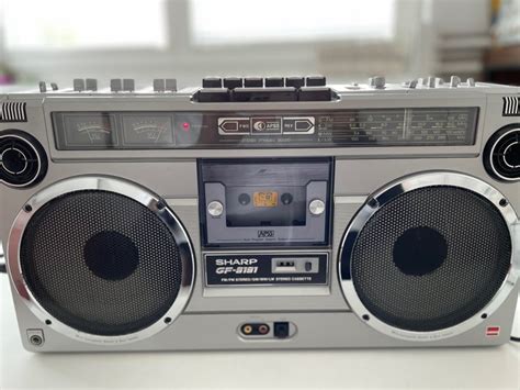 Sharp Gf Boombox Portable Cassette Player Catawiki